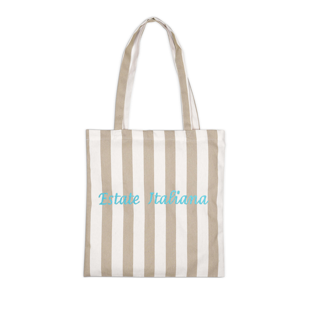 Shopper Rigata Estate Italiana