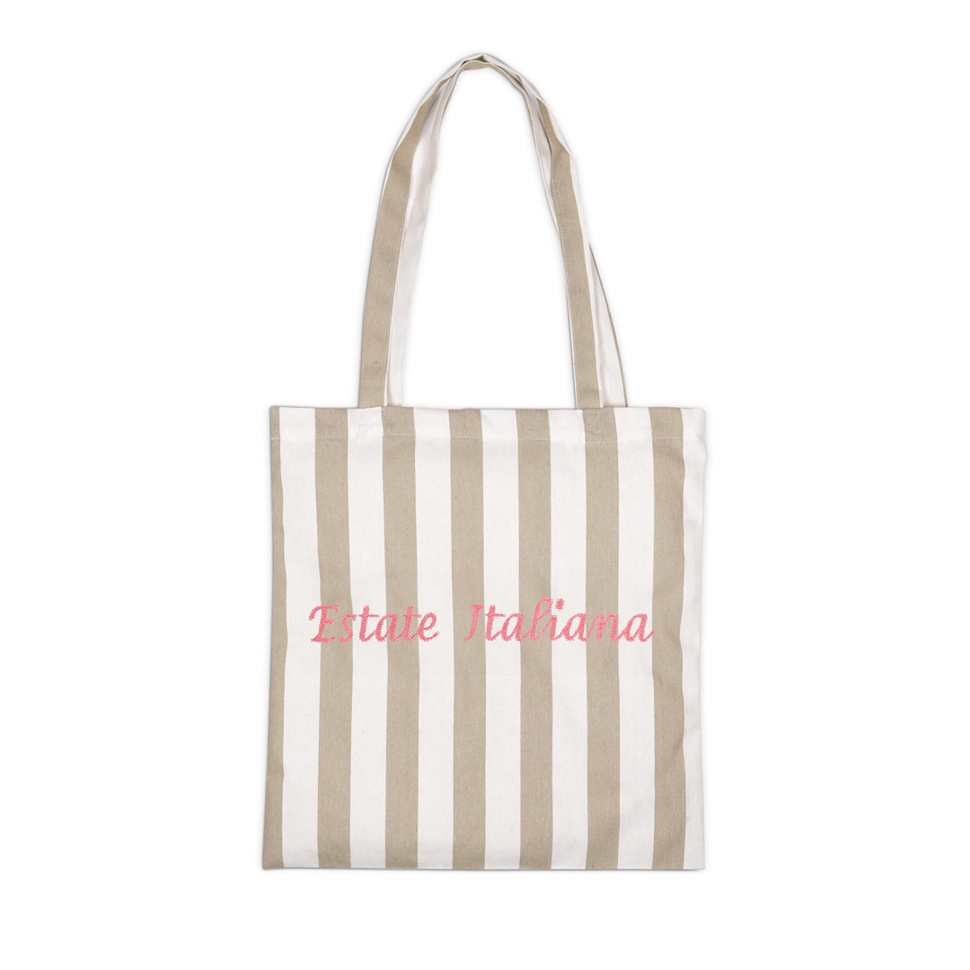 Shopper Rigata Estate Italiana