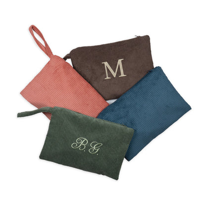 Pochette Personalizzabile in Velluto a costine